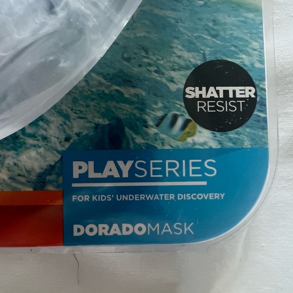 - NIP AQUA LUNG US DIVER PLAY SERIES JUNIOR MASK - DORADO MASK - Picture 3 of 5